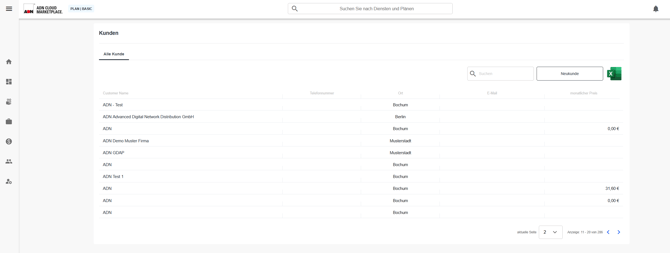 MyCustomerKundenliste